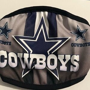 Cowboys Logo Face Mask